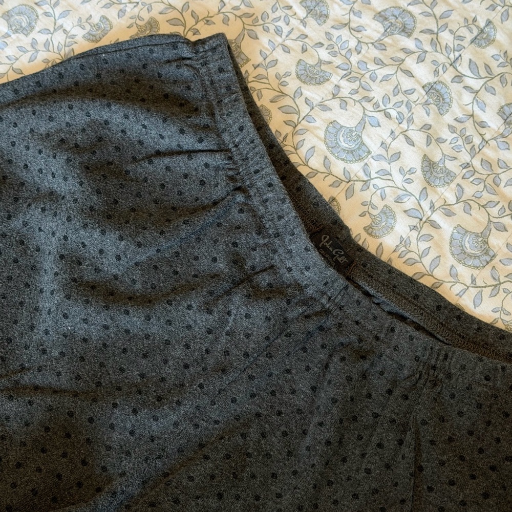 Brandy Melville Gray Polka Dot Sleep Shorts